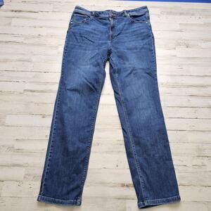 J.Jill Denim Jeans Women’s 14R Blue High Rise Straight Leg Comfort Fits 34x29